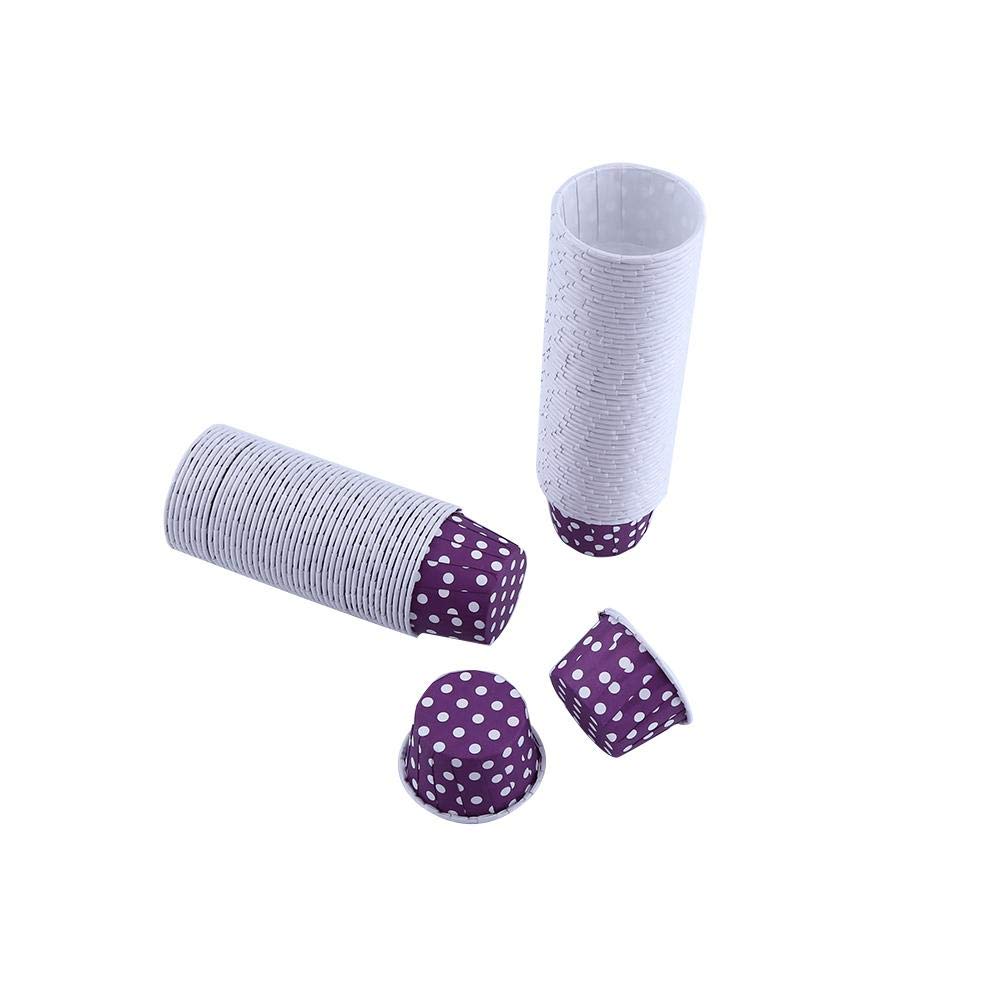 100-Pack Mavis Laven Mini Baking Cups - Premium Paper Cupcake Liners for Baking, Party, Wedding & Birthday - Perfect for Muffins, Cupcakes & Dessert Displays