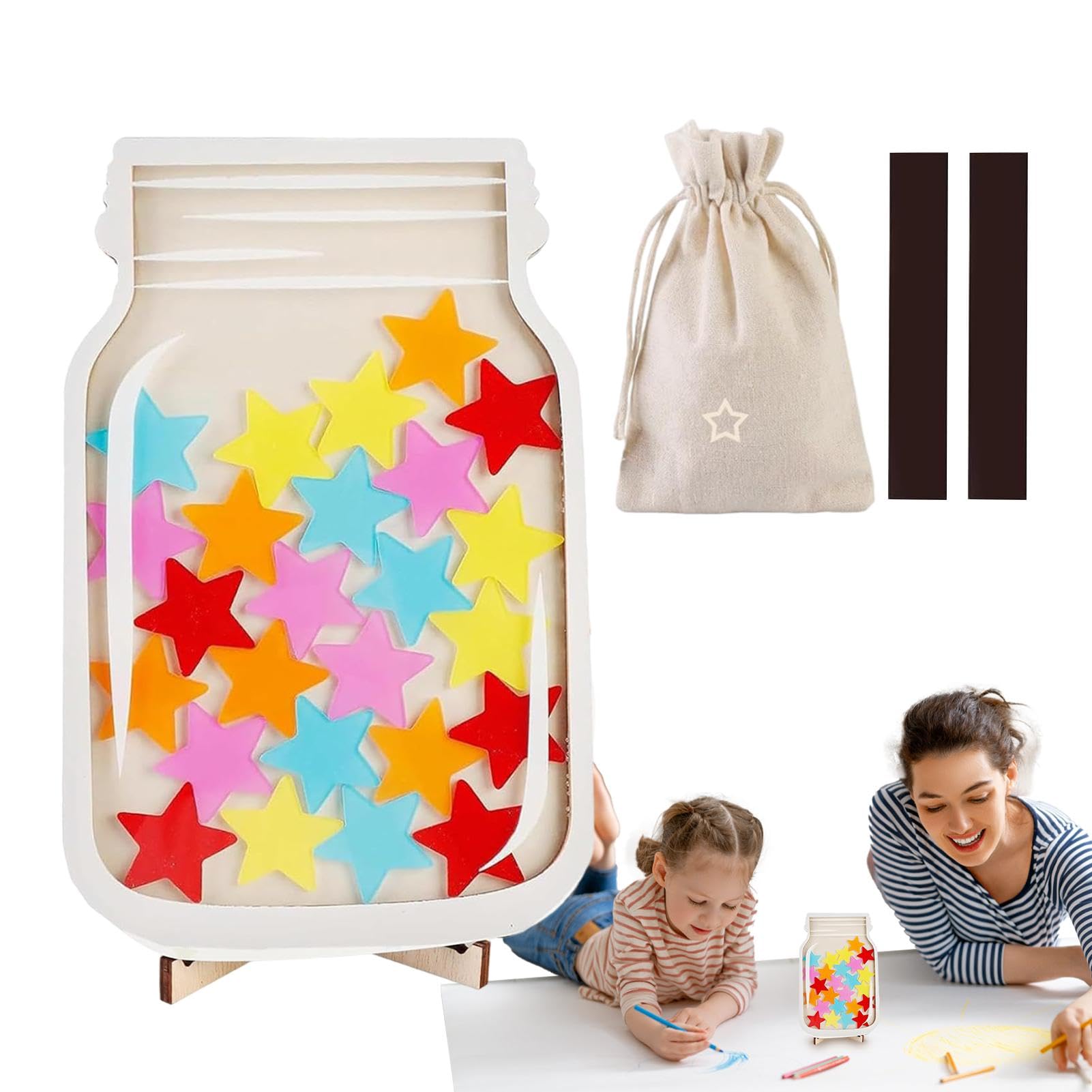 Custom Magnetic Reward Pot System for Classroom - Behavior Incentive & Star Reward Board for Kids | Perfect for Teachers, Parents & Homeschooling
