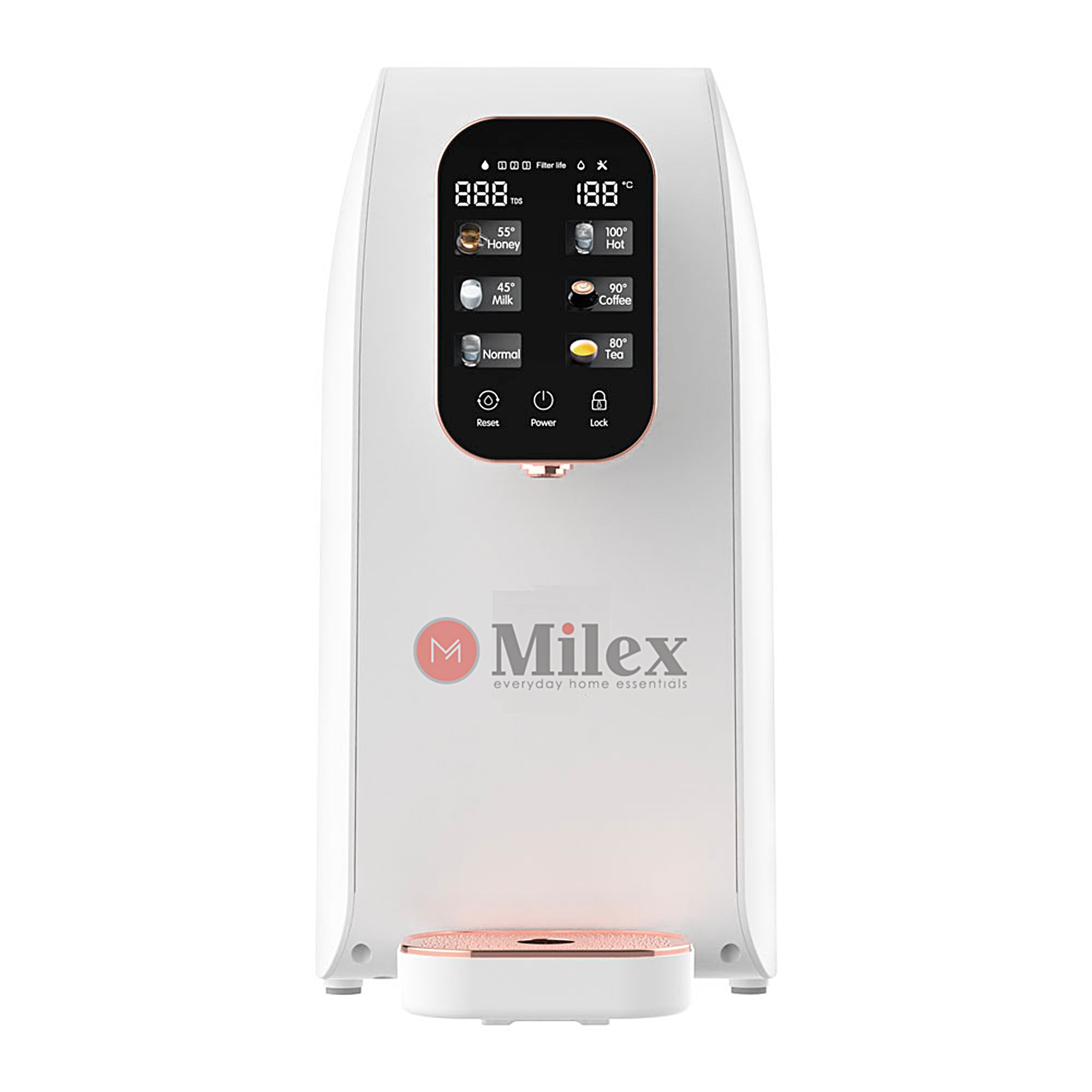 Milex Premium Temperature Controlled Water Filter System for Home & Office | Clean Drinking Water Solution for Kitchen, RV, Camping