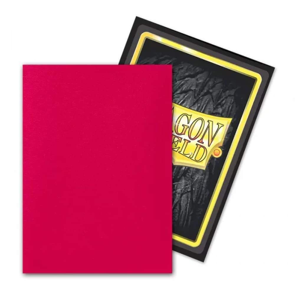 Dragon Shield Matte Dual Fury Alaric Crimson King 100 CT Standard Size Card Sleeves - Ultra Smooth & Durable MTG, Pokemon, Magic The Gathering Card Protectors (AT-15055) - Perfect for TCG Tournaments, Card Collecting & Gaming Sessions