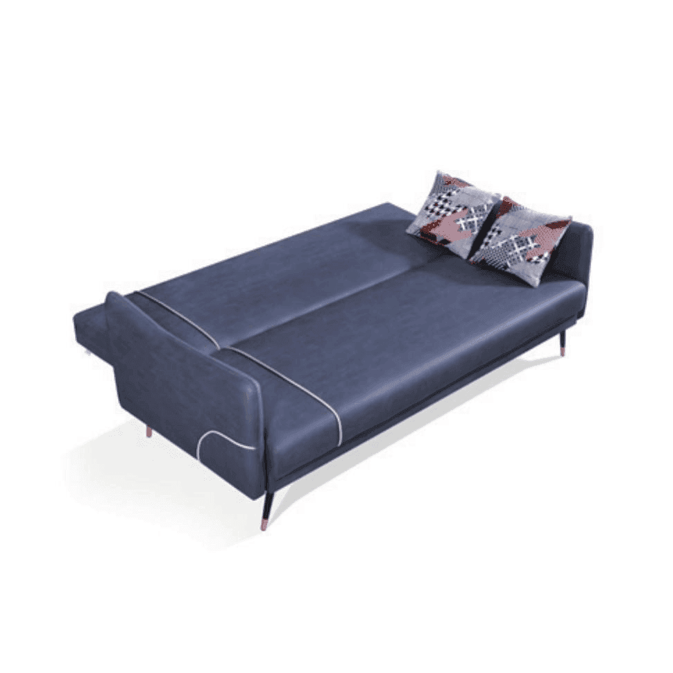 Kaela Leathaire Convertible Sofa Bed - 3-in-1 Folding Futon Couch with Storage | Perfect for Small Spaces, Guest Rooms & Apartments