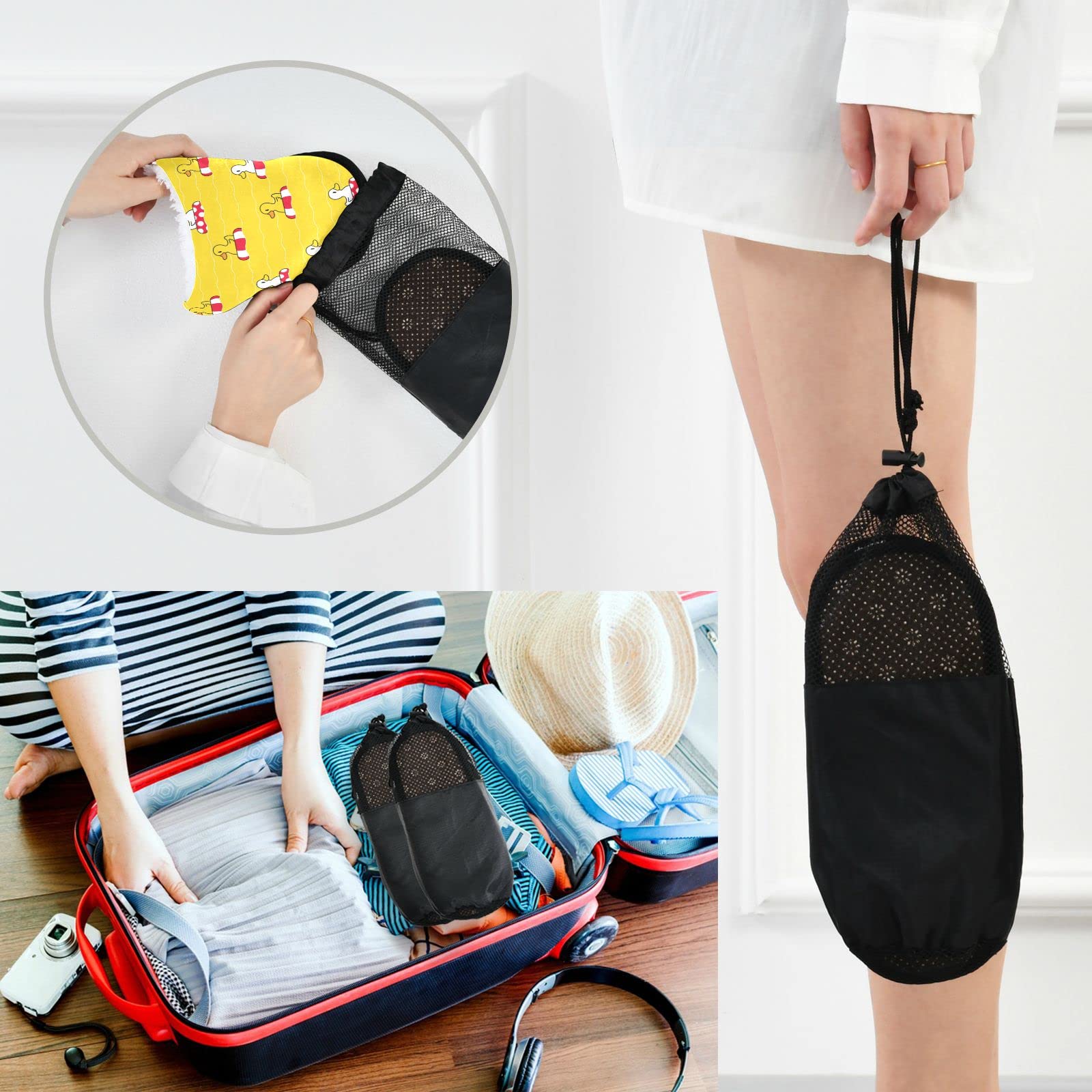 Visesunny Memory Foam Slippers for Women & Men - Winter Warm Cotton House Slippers, Cozy Indoor/Outdoor Shoes with Non-Slip Sole - Perfect for Home, Bedroom, Lounge & Backyard Use