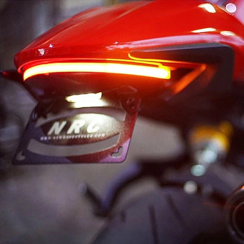 Ducati Monster 821 Stealth Fender Eliminator Kit for 2014-2017 Models - Motorcycle Tail Tidy for Clean Rear End Look & Improved Aerodynamics