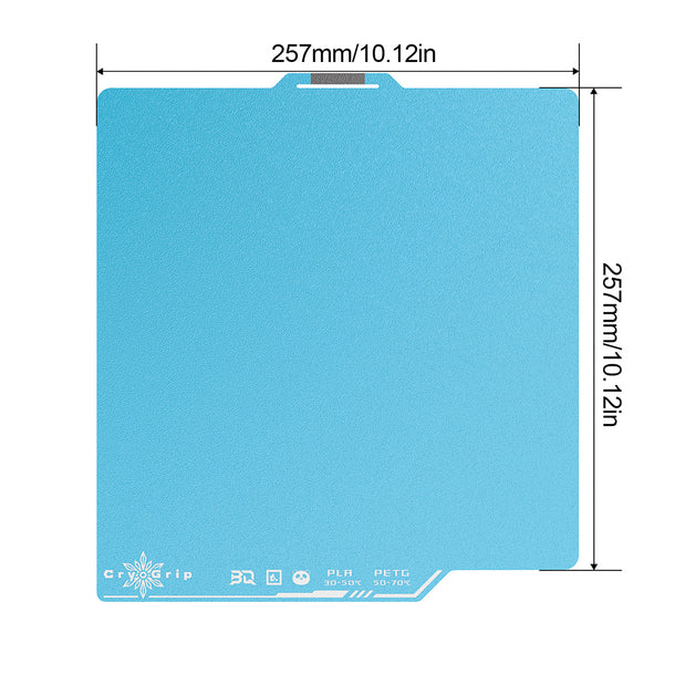 BIQU Panda BuildPlate CryoGrip Pro - Magnetic PEI Spring Steel Print Bed for Bambu Lab X1/P1/A1/A1 Mini 3D Printers | Perfect for High-Temp ABS, PETG, PLA Filaments | Ideal for Home, Office & Workshop 3D Printing Projects