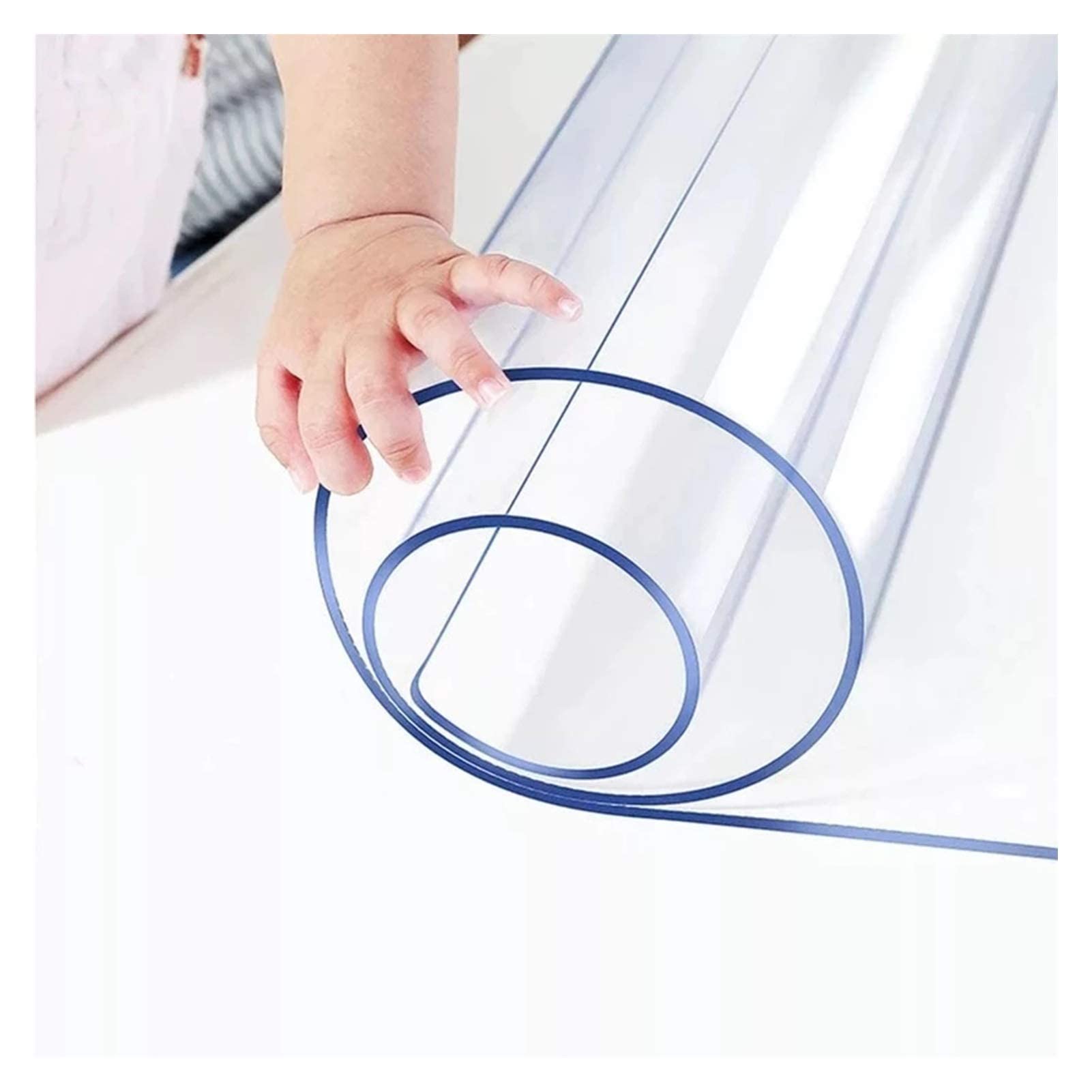 Premium PVC Chair Mat for Carpet & Hard Floors - Non-Slip Office Desk Mat Protects Floor from Rolling Chairs - Custom Sizes Available - Perfect for Home Office, Study Room & Workspace