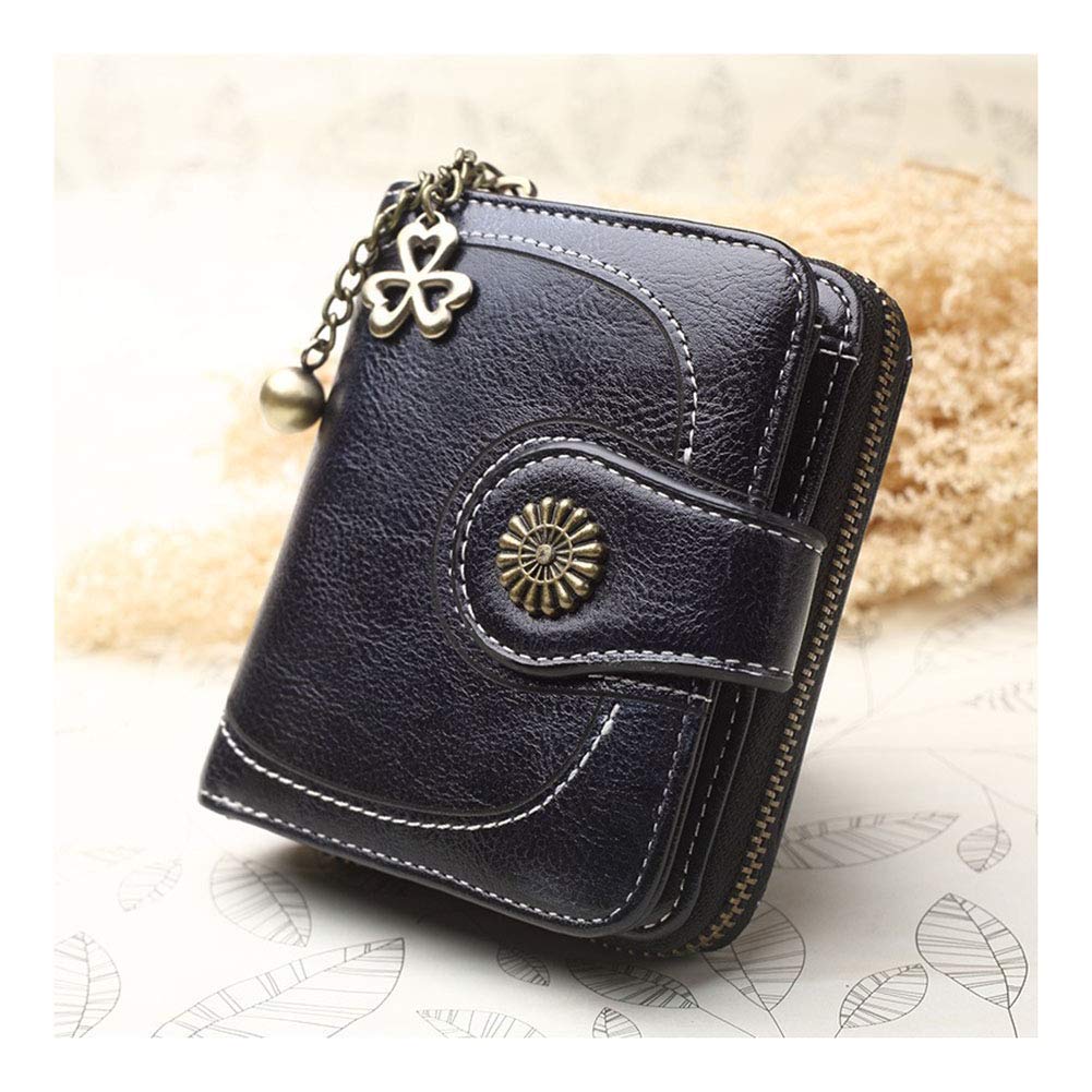 Ulalaza Slim RFID Blocking Men's Leather Card Holder - Minimalist Wallet for Credit Cards & IDs - Perfect for Travel, Business, and Everyday Use