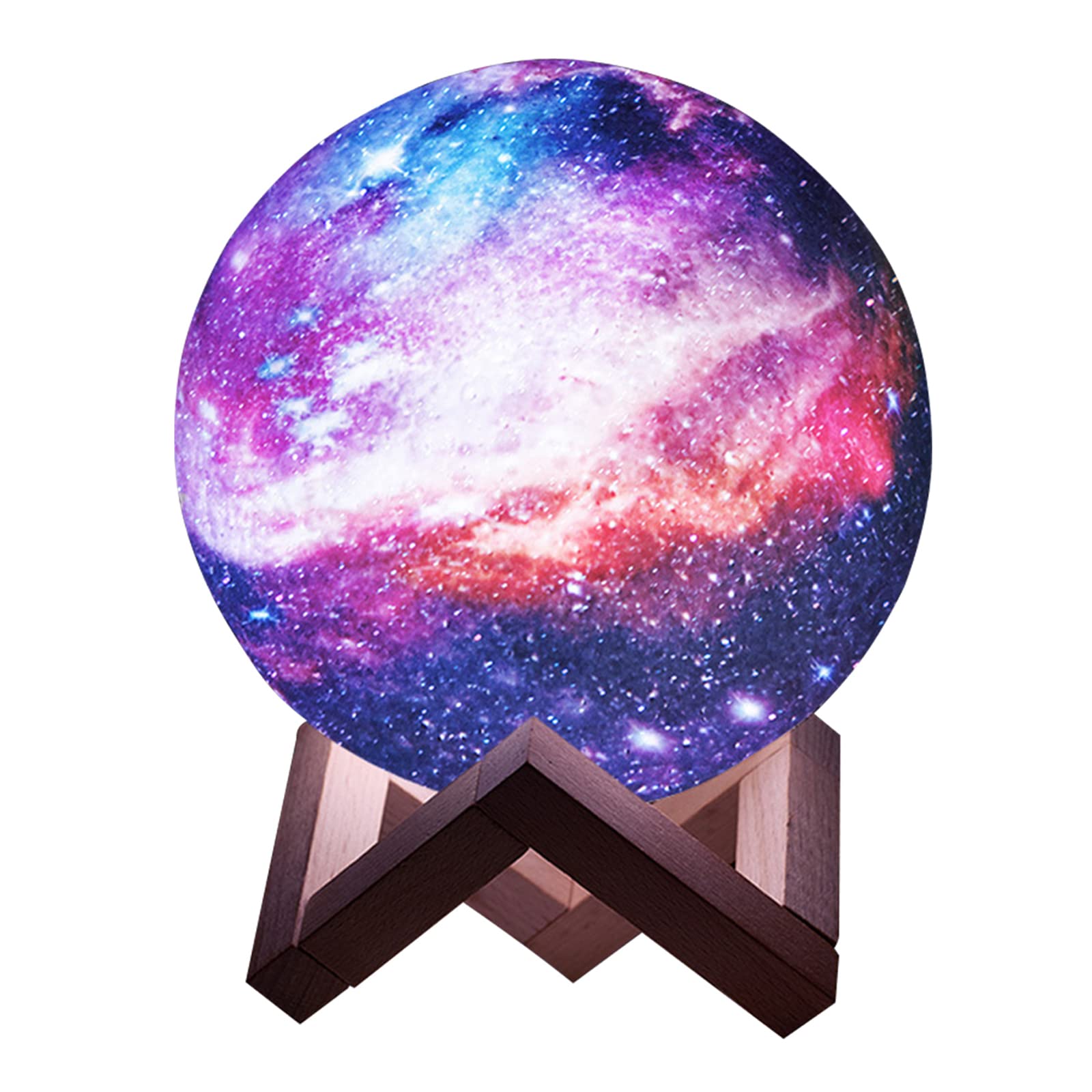 Galaxy Lamp - 16 Color Changing LED Moon Night Light with Remote Control, 5.9 Inch 3D Illusion Space Lamp for Kids Bedroom, Nursery, Home Decor | Perfect Gift for Friends, Birthday & Relaxation Mood Lighting