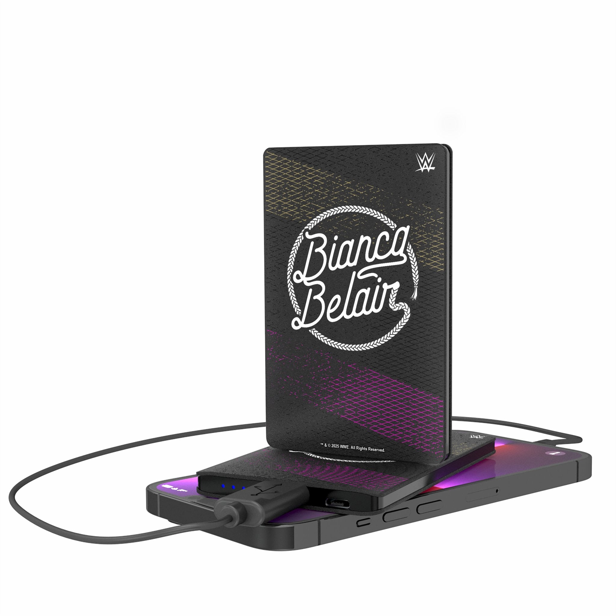 Bianca Belair Ultra Slim 2500mAh Portable Power Bank - Credit Card Sized External Battery Charger for iPhone, Android - Perfect for Travel, Business & Emergency Charging