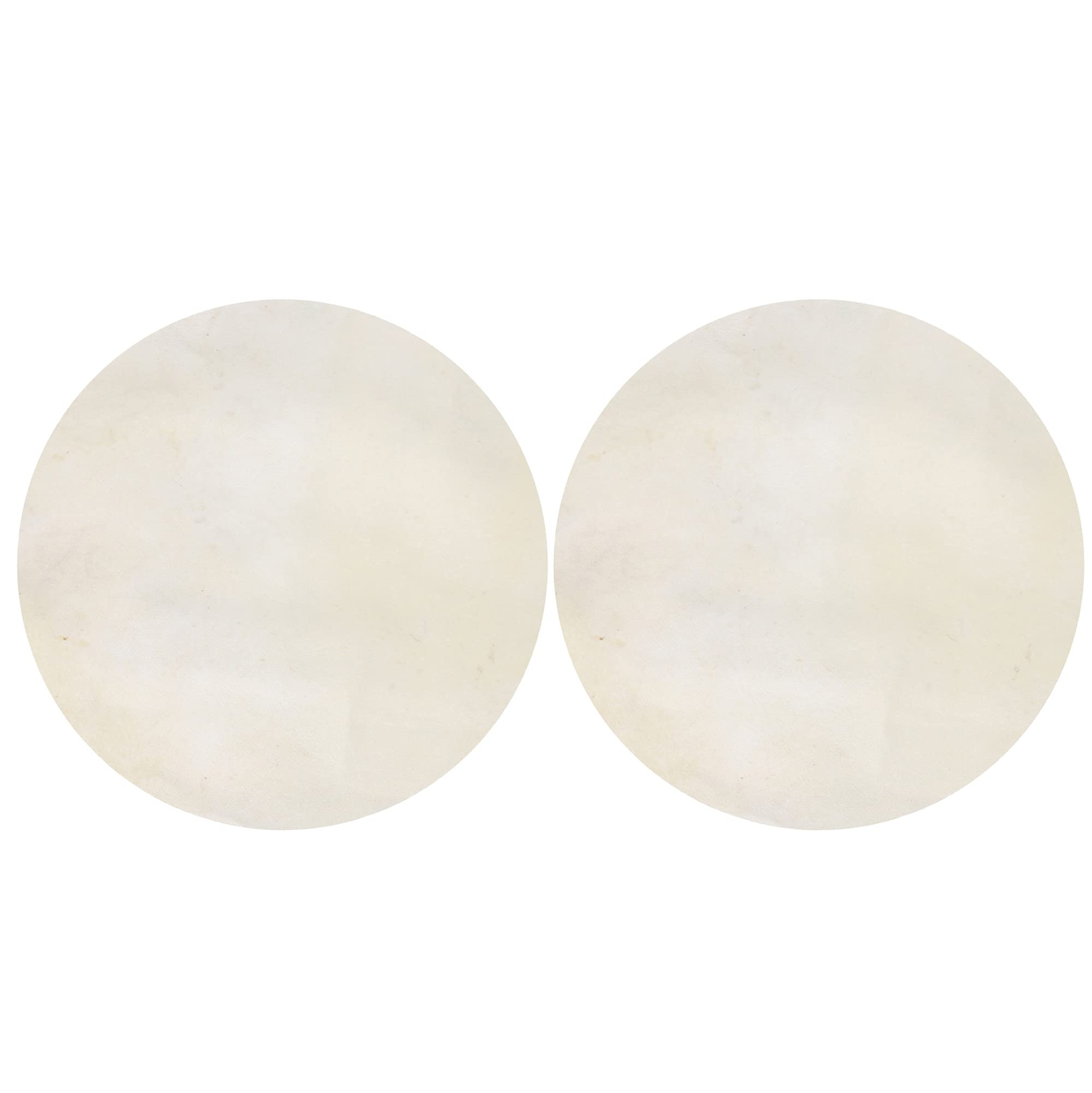35cm Bongo Drum Head - Round Drum Skin Replacement - 2 Pack for Percussion Instruments - Perfect for Drum Repair, Music Performances & Studio Recording