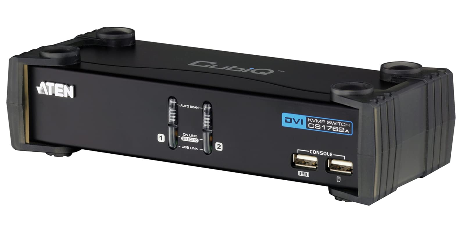 ATEN 2-Port USB KVM Switch with DVI and Audio Support | High-Performance KVM Switch for Dual Computer Control | Perfect for Home Office, Gaming, and IT Workstations