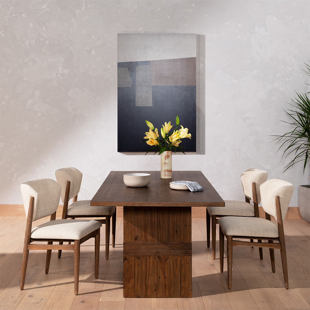 Joren Dining Chair - Irving Taupe Upholstered Side Chair for Kitchen, Dining Room & Office - Comfortable Modern Accent Seating