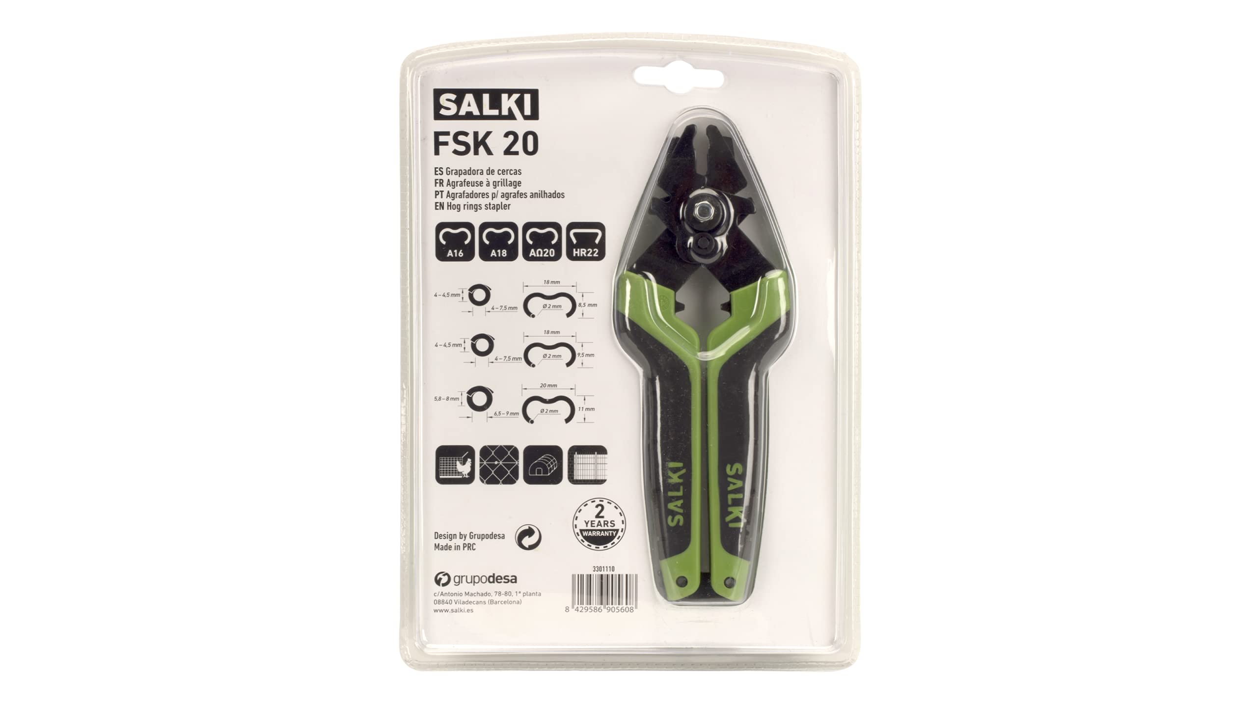 3301110 - 16/20 Wire Attachment Pliers - Professional Crimping Tool for Electrical Connections - Perfect for DIY, Auto Repair & Home Wiring Projects