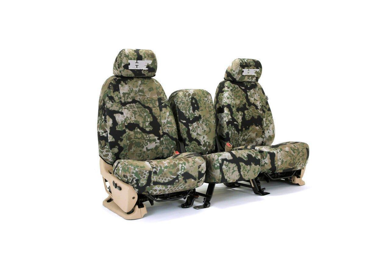 Hunting Seat Cover - Neosupreme Solid Kryptek Custom Design with Huntin' Fool Logo | Durable & Waterproof for Trucks, SUVs & Off-Road Vehicles | Perfect for Hunting, Camping & Outdoor Adventures