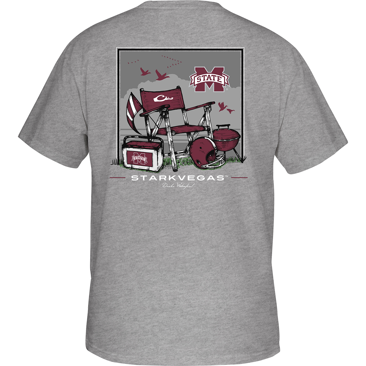 Mississippi State Bulldogs Beach T-Shirt - Comfortable Cotton Apparel for Fans, Vacation & Outdoor Activities