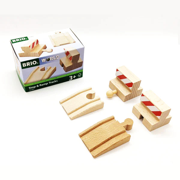 Stop & Ramp Tracks - High Quality Car Toy Accessories for Kids - Perfect for Playroom, Birthday Gifts & DIY Race Tracks