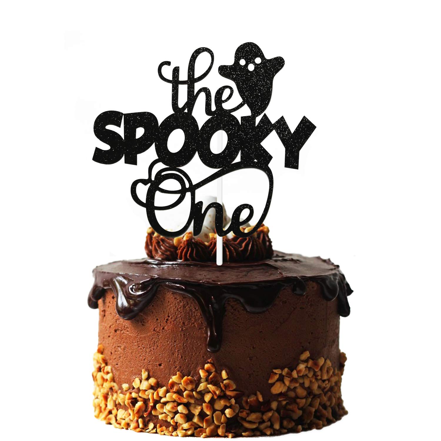 Spooky One Cake Topper - Halloween Birthday Decor for 1st Birthday Parties | Scary Cake Decoration for Baby's First Halloween Celebration & Spooky Themed Parties