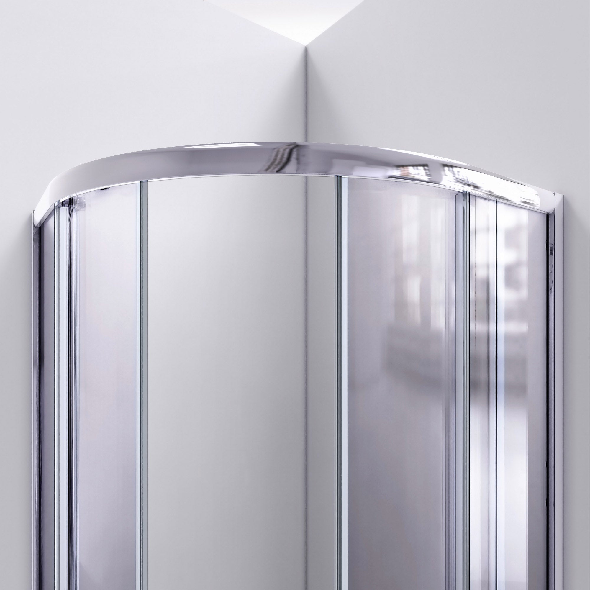 DreamLine Prime 33x33x74.75 Inch Corner Sliding Shower Enclosure with SlimLine Base Kit - Clear Glass Frameless Shower Door for Small Bathroom Spaces | Easy Installation & Modern Design