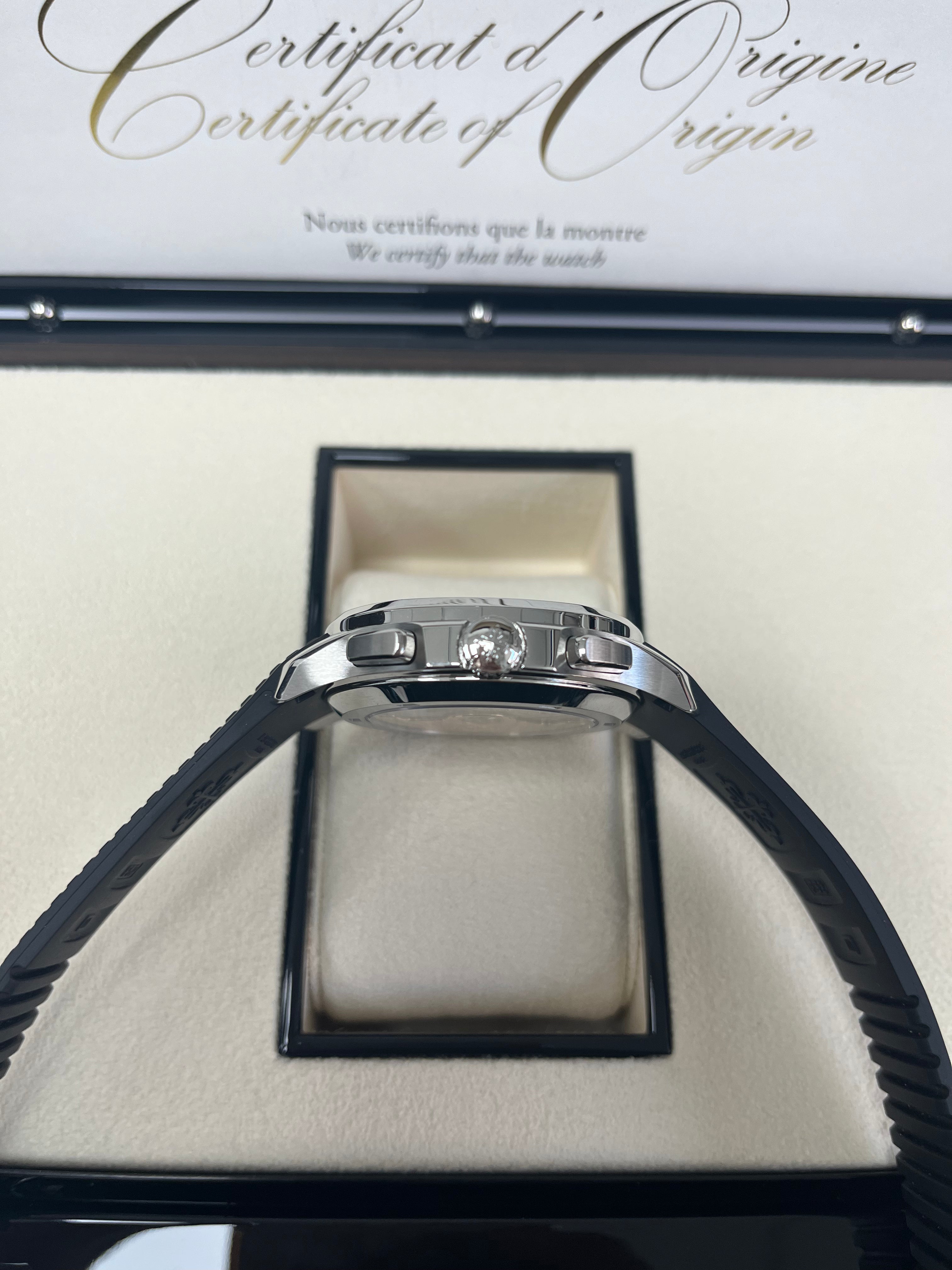 Patek Philippe Aquanaut Chronograph Stainless Steel Watch - Black Dial (Ref#5968A-001) | Luxury Sports Chronograph for Men | Perfect for Business, Formal Events & Collectors
