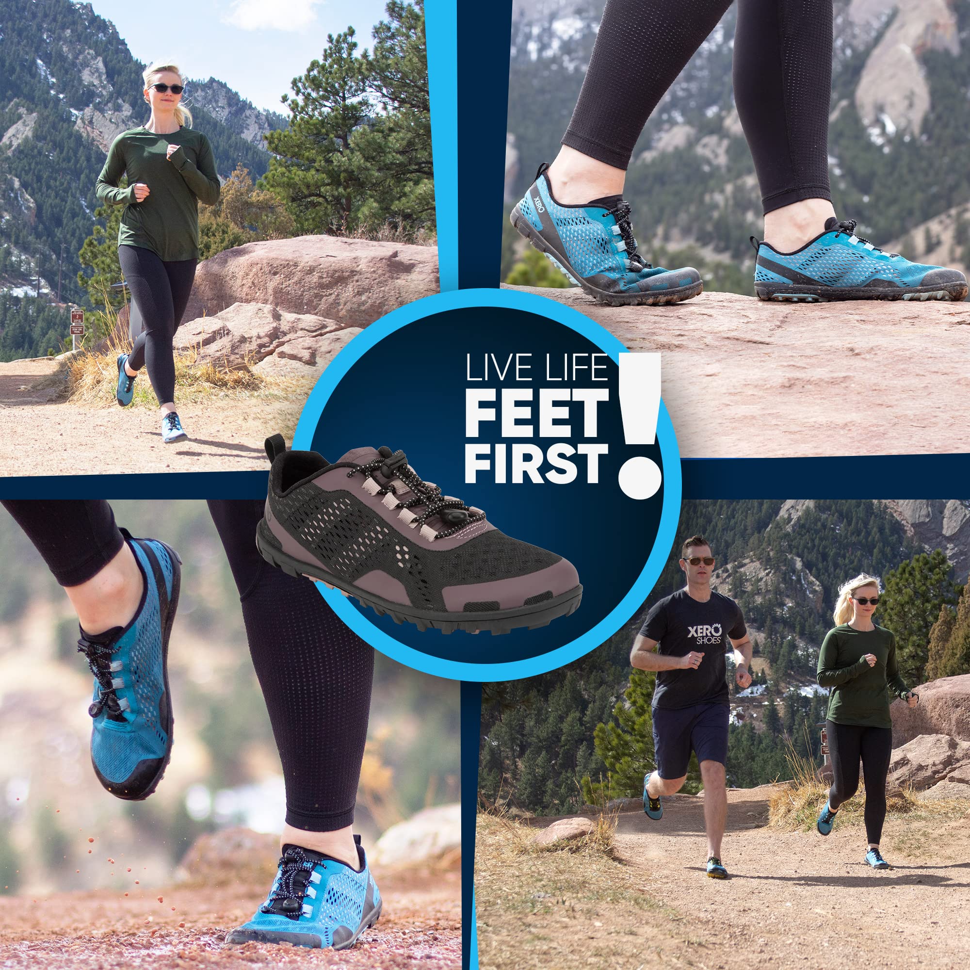 Xero Shoes Barefoot Water Shoes for Women - Aqua X Sport Minimalist Water Shoes with Wide Toe Box & Zero Drop Heel | Lightweight Quick-Dry for Beach, Hiking, Running, Swimming & Water Sports | Perfect for Outdoor Adventures & Active Lifestyles