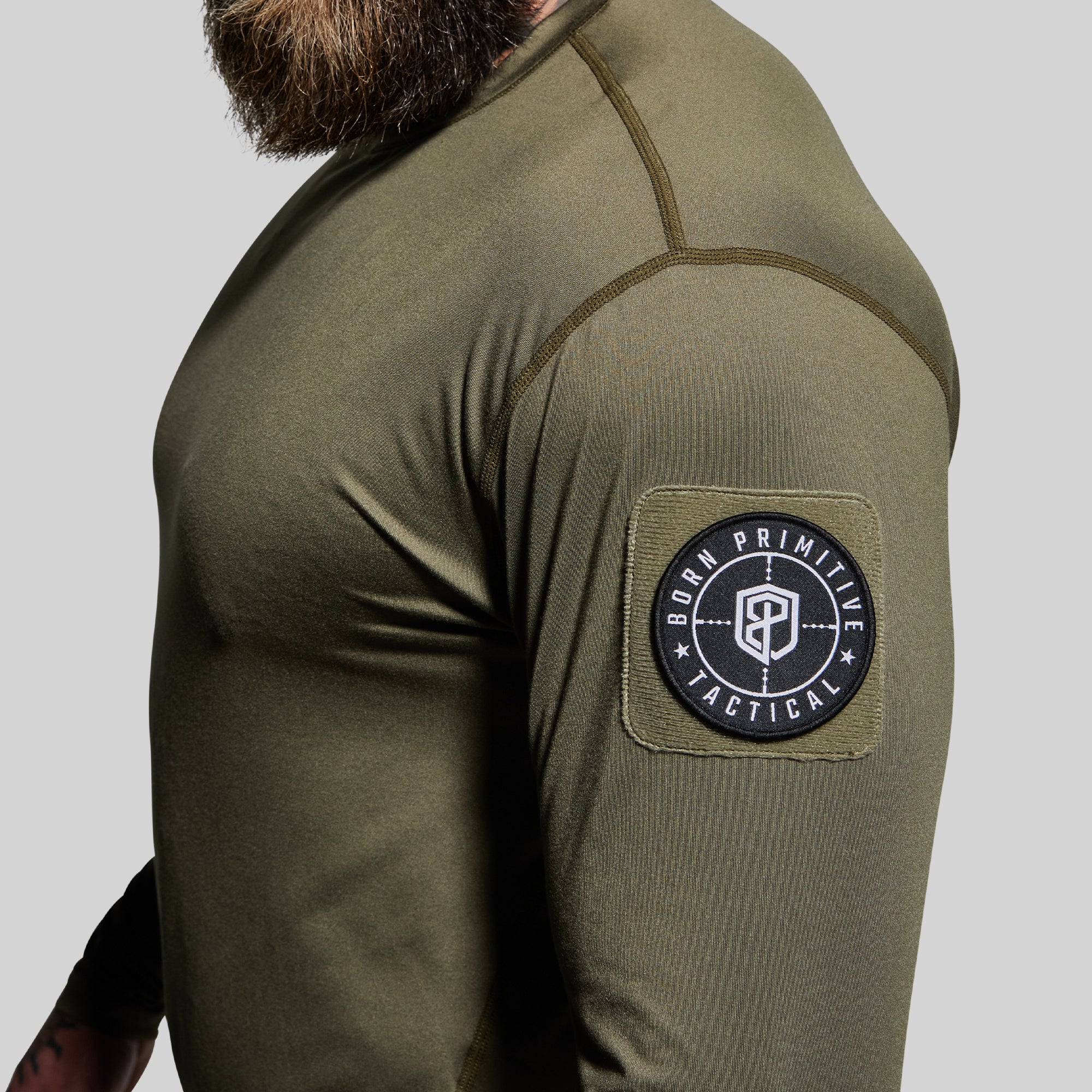Long Sleeve Range Shirt in OD Green - Durable Outdoor Work & Hunting Shirt for Men | Perfect for Hiking, Camping & Tactical Activities