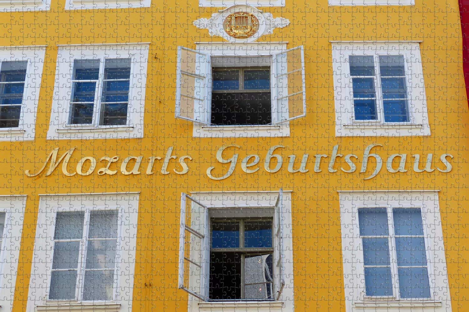 1000-Piece Jigsaw Puzzle for Adults - Mozart's Birthplace Salzburg Austria Travel Souvenir | Perfect for Relaxation, Home Decor & Gift Giving
