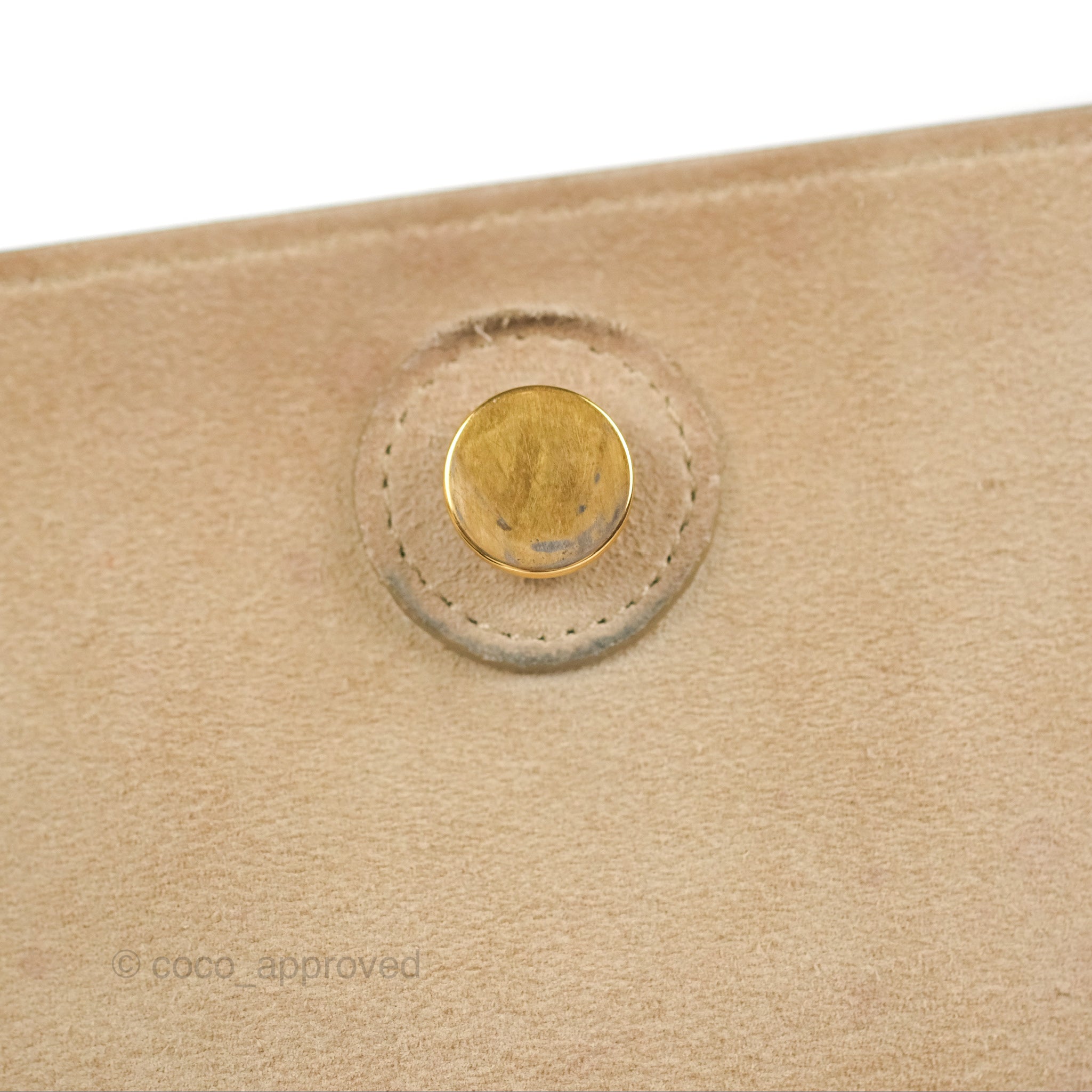 Celine Mini Belt Bag in Light Taupe - Genuine Grained Calfskin Leather with Gold Hardware | Perfect for Everyday Use, Work & Travel