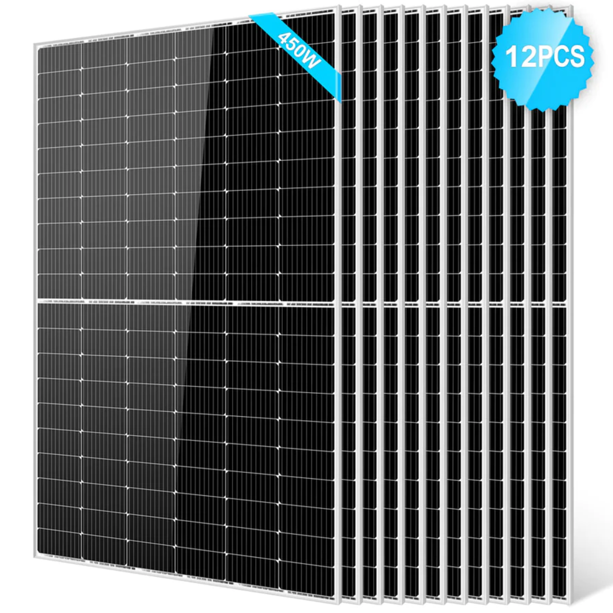 SunGoldPower 450 Watt Monocrystalline Solar Panel - High Efficiency Solar Panel for Home, RV & Off-Grid Power - Perfect for Residential, Camping & Emergency Backup