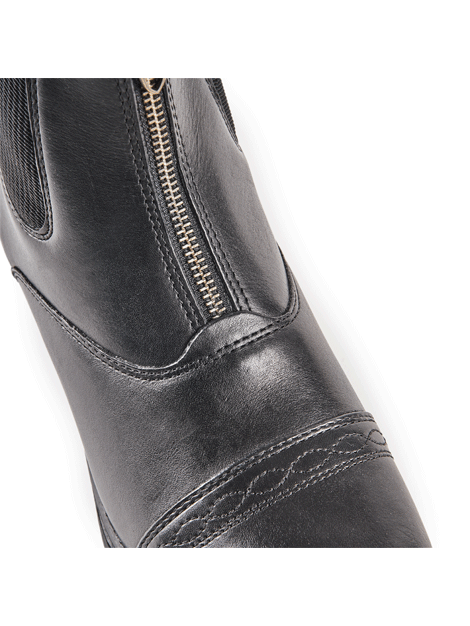 Moretta Rosetta Genuine Leather Jodhpur Boots for Women - Stylish Ankle Riding Boots for Equestrian, Casual & Office Wear