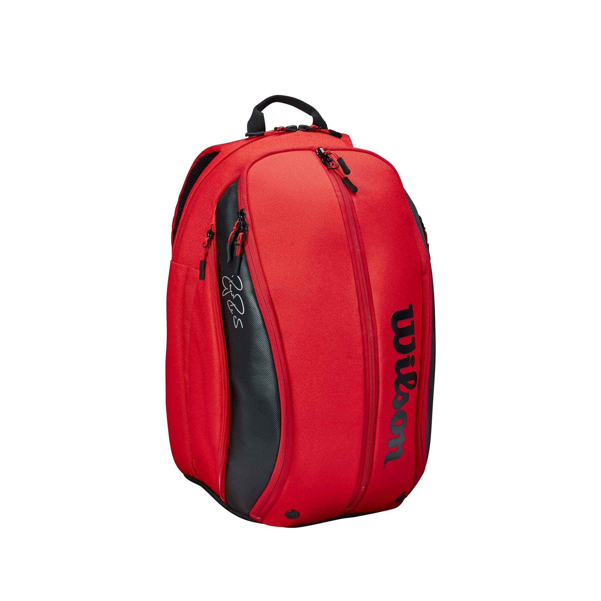Wilson RF DNA Tennis Racket Bag - Red & Black Tennis Gear for Men & Women | Perfect for Tennis Matches, Practice & Travel