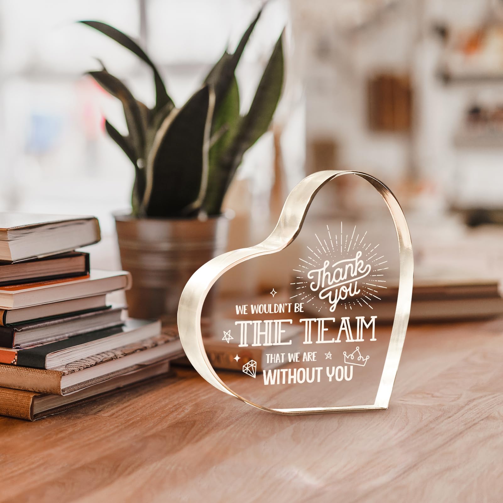 Elequaint Boss Day Gifts for Her & Him - Acrylic Desk Plaque, Best Boss Appreciation & Retirement Gifts for Women & Men, Perfect for Office Decor, Boss Lady Recognition, and Workplace Celebrations