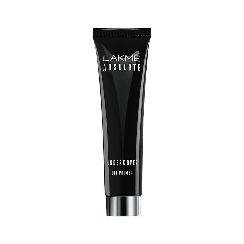 Lakmé Eyeconic Lash Curling Mascara - Black (9ml) & Lakmé Absolute Under Cover Gel Face Primer - White (30g) | Volumizing Mascara for Long Lashes & Smoothing Makeup Primer for Flawless Base | Perfect for Daily Makeup & Special Occasions