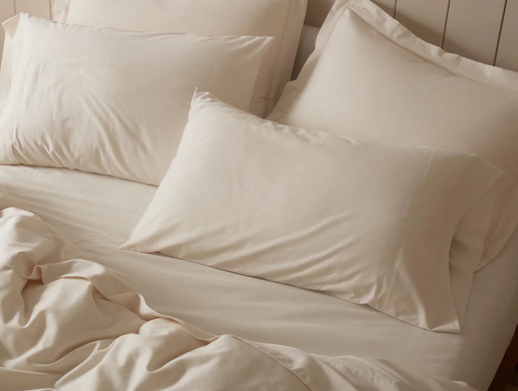 Premium Organic Cotton Sateen Duvet Cover Set - Soft Cloud-Like Comfort for Bedroom - Queen/King Size - Breathable Luxury Bedding for All Seasons