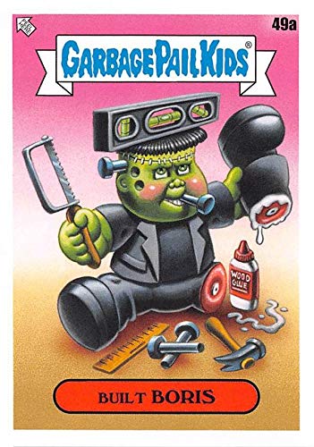 2020 Topps Built Boris Garbage Pail Kids Trading Card #49a - Collectible Stickers for School, Gaming & Pop Culture Fans