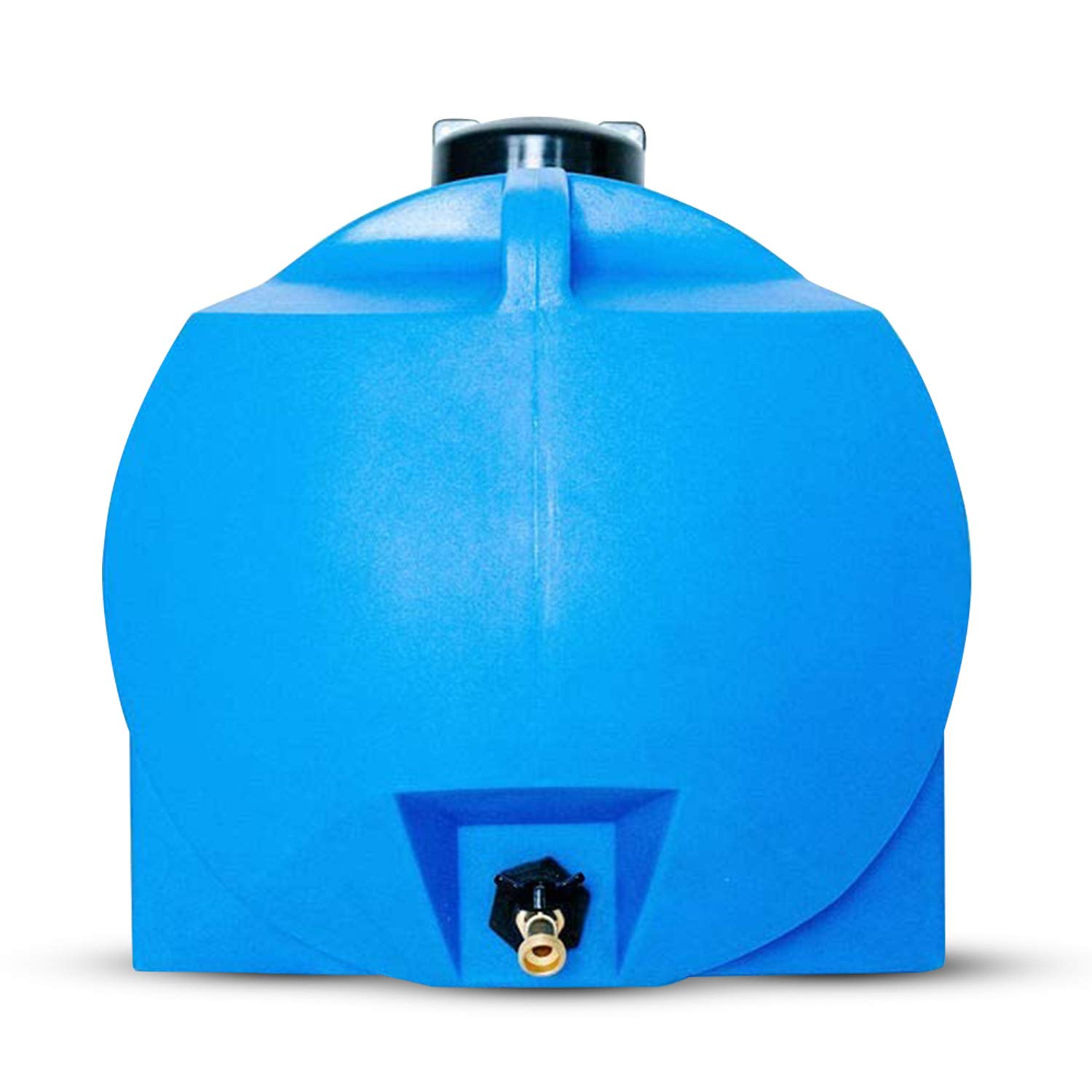35 Gallon Emergency Water Storage Tank - BPA Free Blue Water Barrel with Large Lid for Disaster Preparedness | Space Saving, Long Lasting Water Container for Home, Camping & Emergency Survival Kits