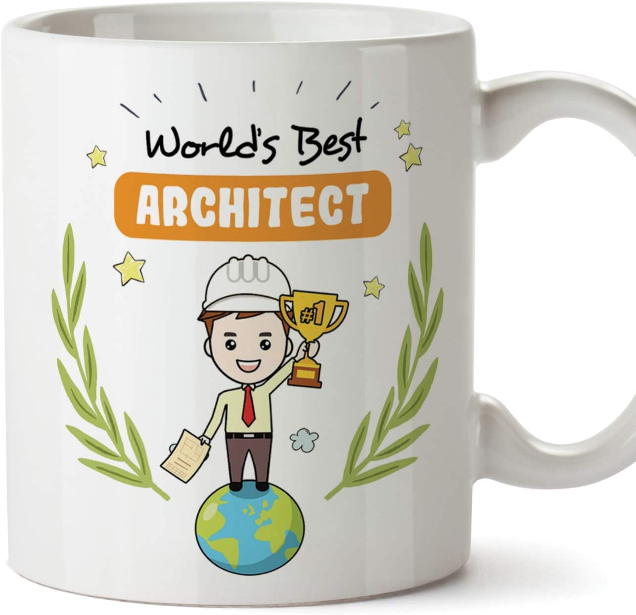 LAMX Premium Architect Coffee Mug - 350ML White Ceramic Cup for Architects | Perfect Birthday, Wedding & Anniversary Gift Idea | Ideal for Office, Home & Gifting | Durable & Stylish Drinking Cup for Coffee, Tea & Hot Beverages