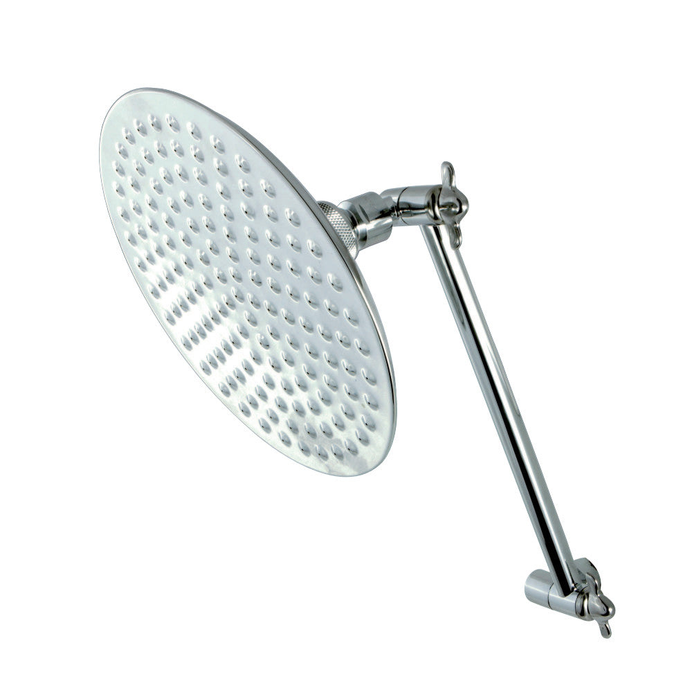 Kingston Brass K136K8 Victorian Style Adjustable Shower Head with Extendable Arm - Perfect for Bathroom Renovation & Spa-Like Shower Experience
