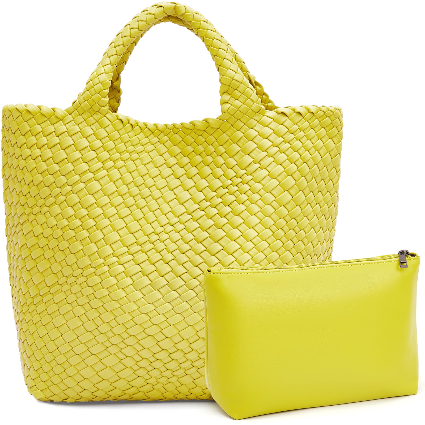 Stylish Handmade Woven Tote Bag for Women - Large Capacity Shoulder Purse with Fashionable Design | Perfect for Shopping, Beach, Work & Daily Use