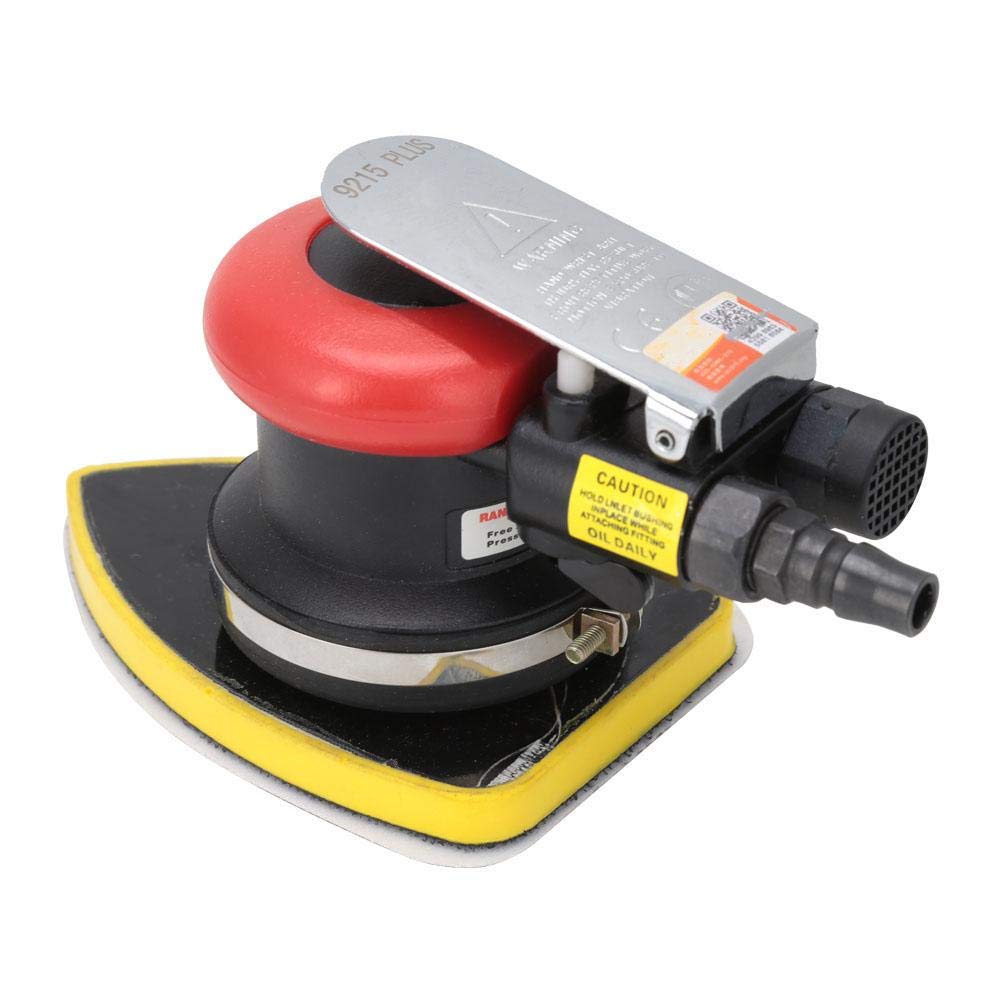 Valentine's Day Air Orbital Sander - 90x130mm Pneumatic Polishing Tool with Triangular Sandpaper for Woodworking & Metal Finishing | Perfect for DIY Projects & Professional Use