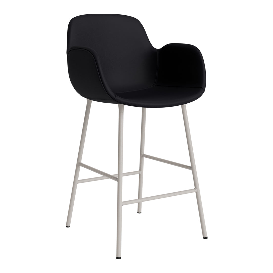 Stylish Fully Upholstered Form Counter Armchair - Perfect for Kitchen Islands, Breakfast Bars & Home Dining Areas