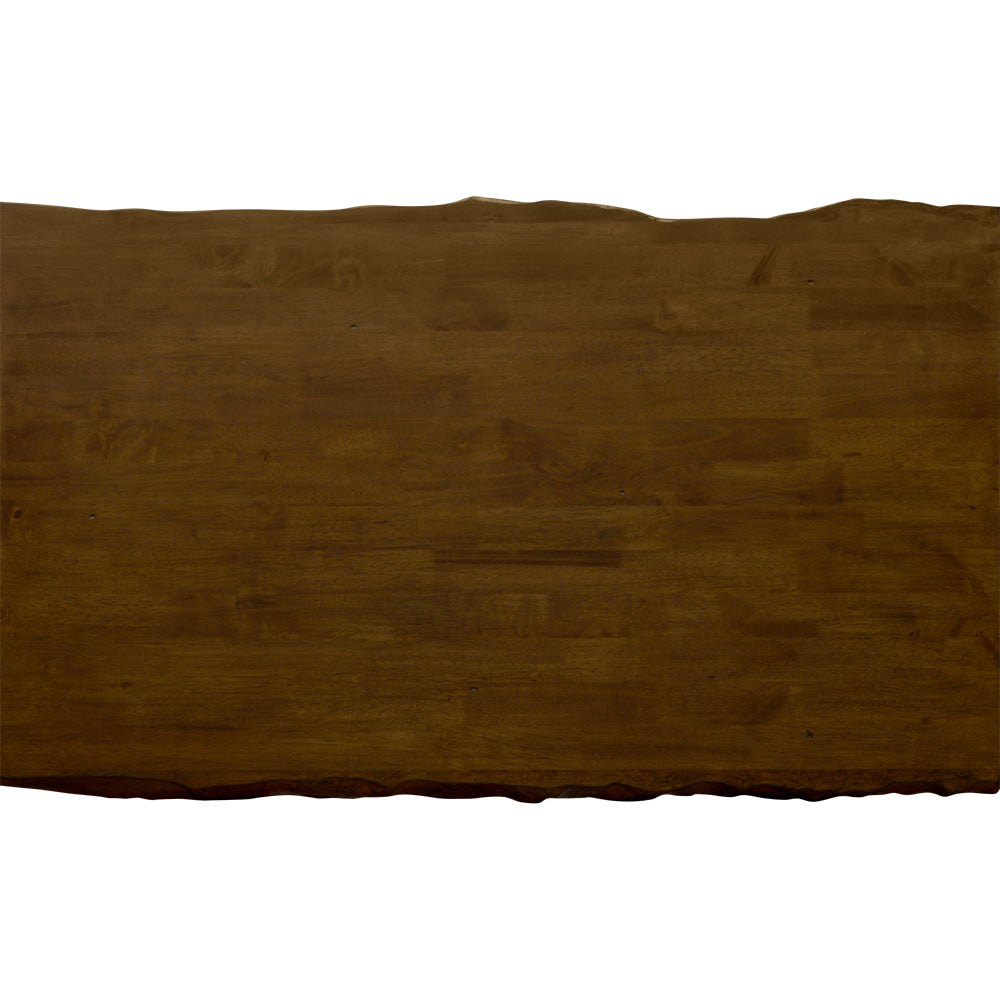 Handcrafted Live Edge Dining Table - Natural Wood Slab Table for 6-8 People - Rustic Farmhouse Style - Perfect for Dining Room, Kitchen, or Outdoor Entertaining