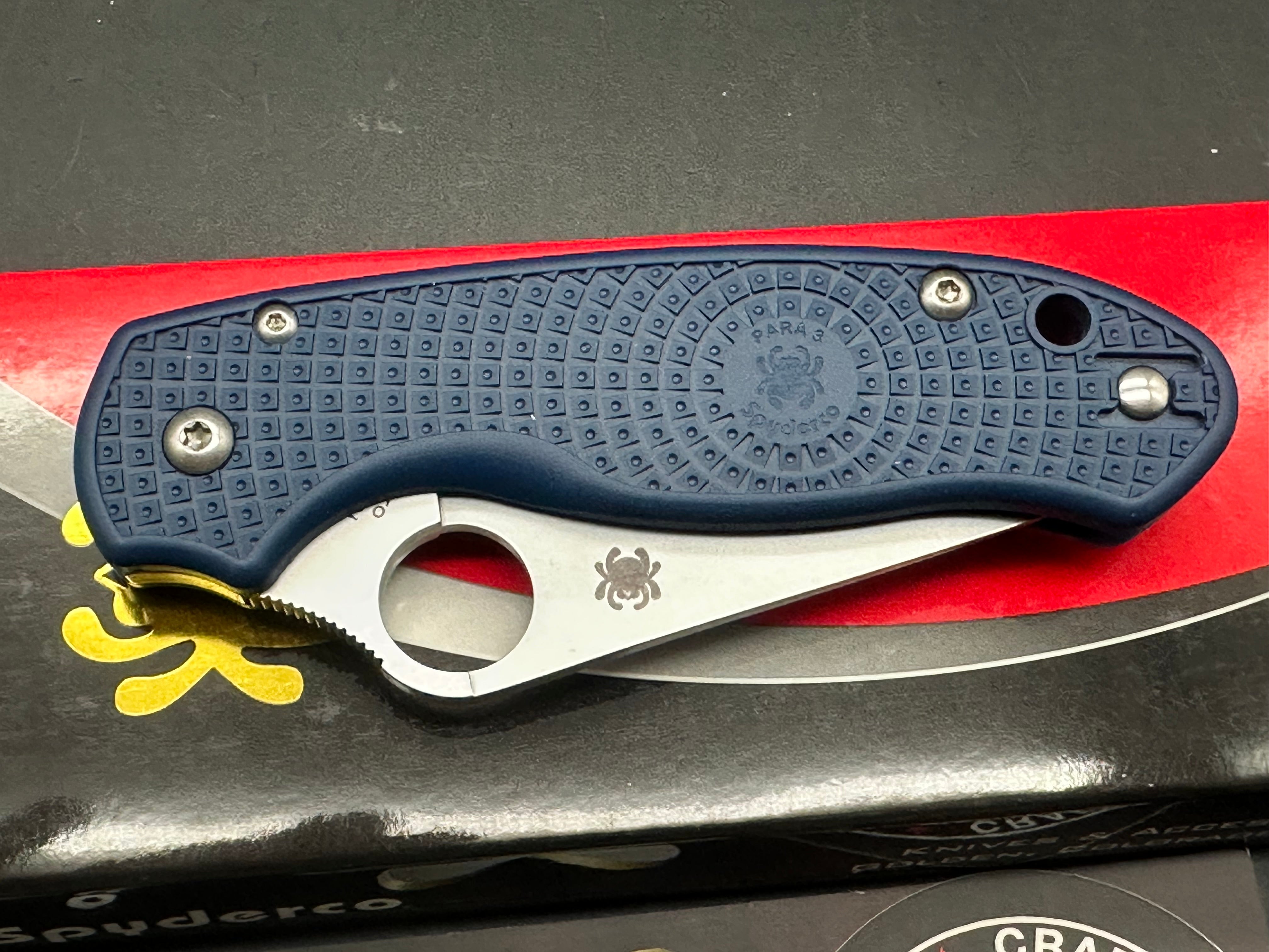 Spyderco Para 3 Lightweight Folding Knife - 2.93