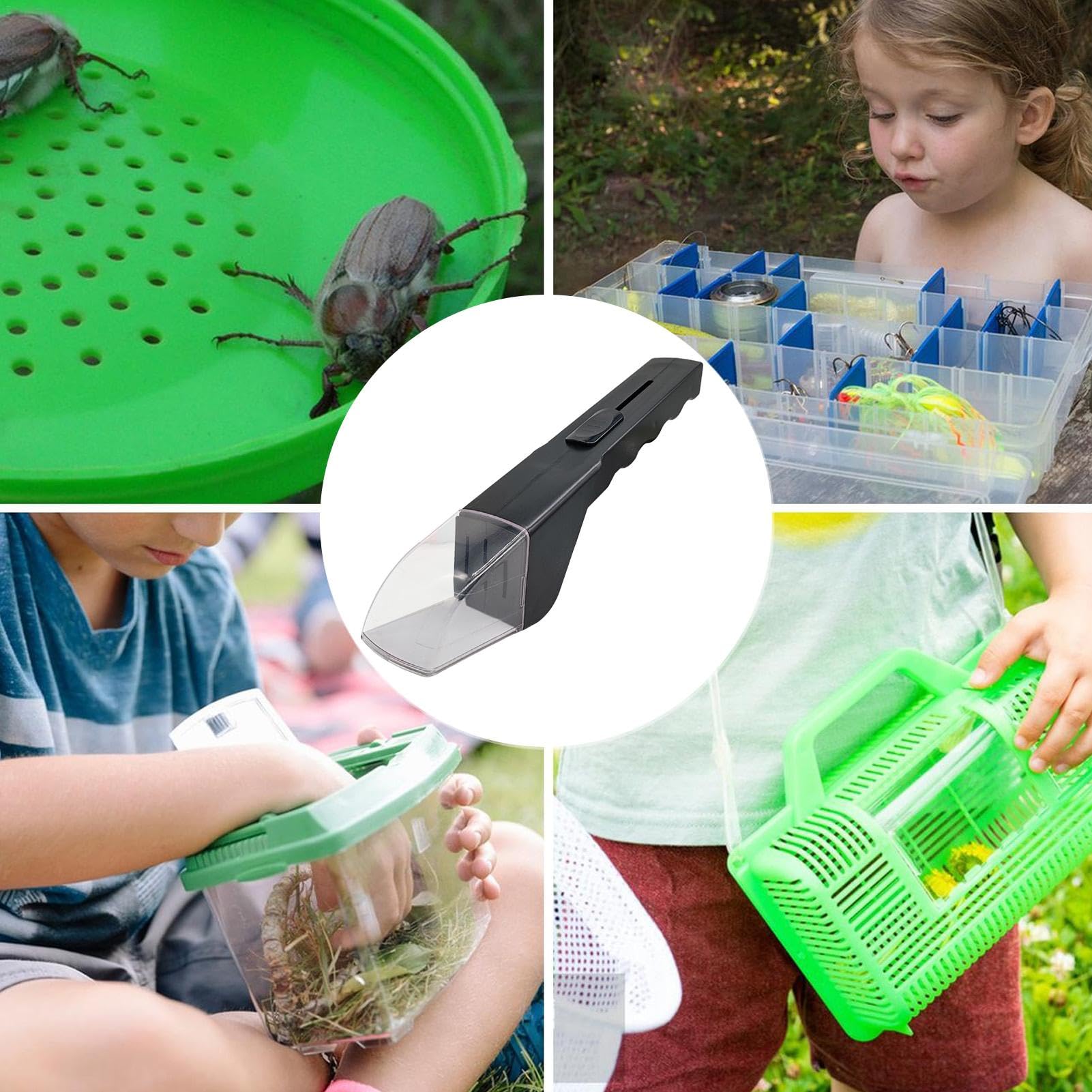 Portable Transparent Spider & Insect Catcher Tool - Lightweight, Versatile, User-Friendly for Small Fish & Bugs | Ideal for Home, Garden & Outdoor Use