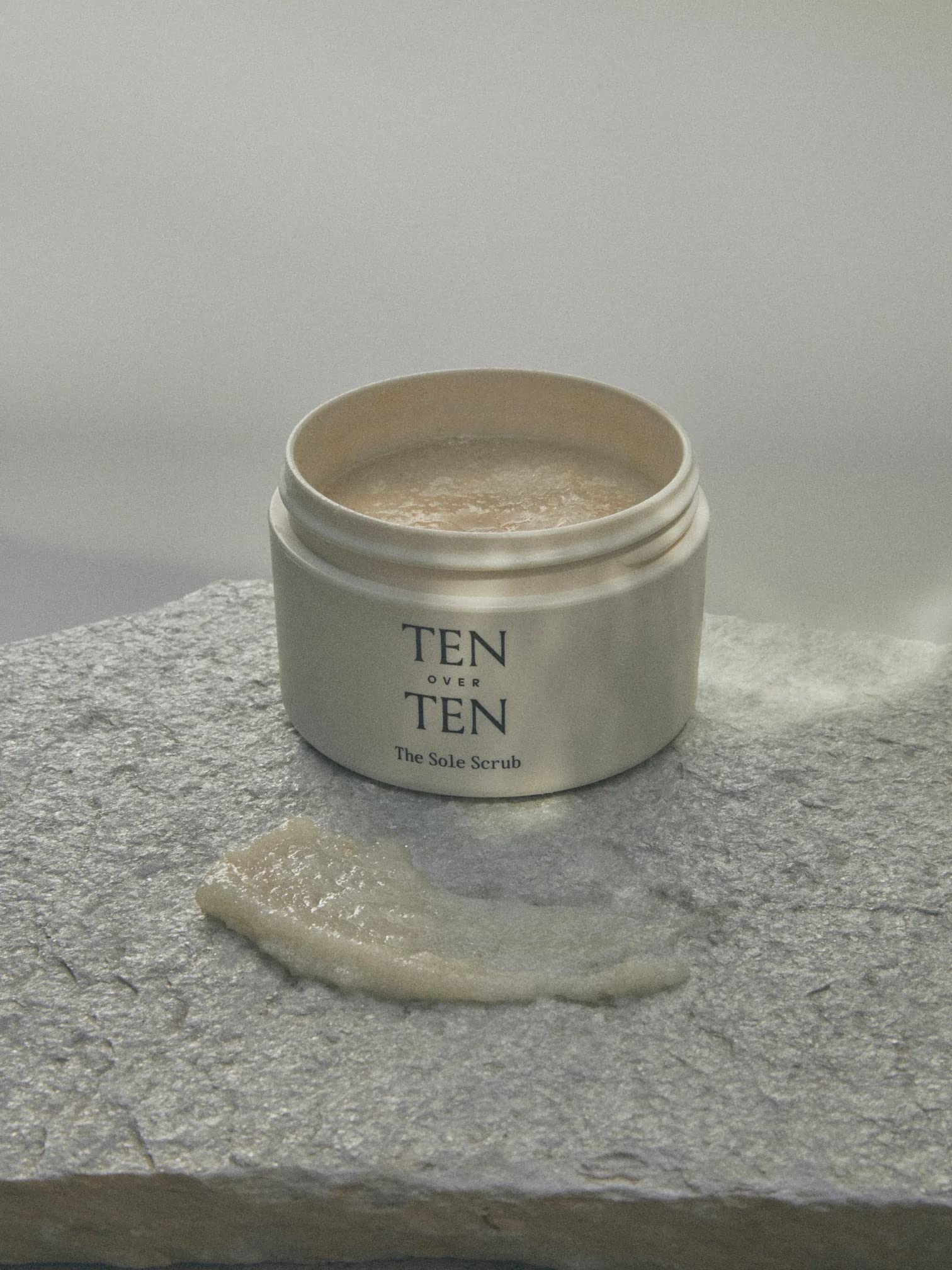 Tenoverten - The Sole Scrub Exfoliating Foot Treatment | Natural Foot Care for Soft, Smooth Feet | Clean & Non-Toxic Hand, Foot + Nail Care (6.8 oz | 200 ml) | Perfect for Pedicures, At-Home Spa Days & Dry Skin Relief