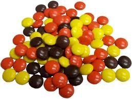 Reese's Pieces Peanut Butter Candy - 25Lb Bulk Bag for Baking, Party Favors & Halloween Treats
