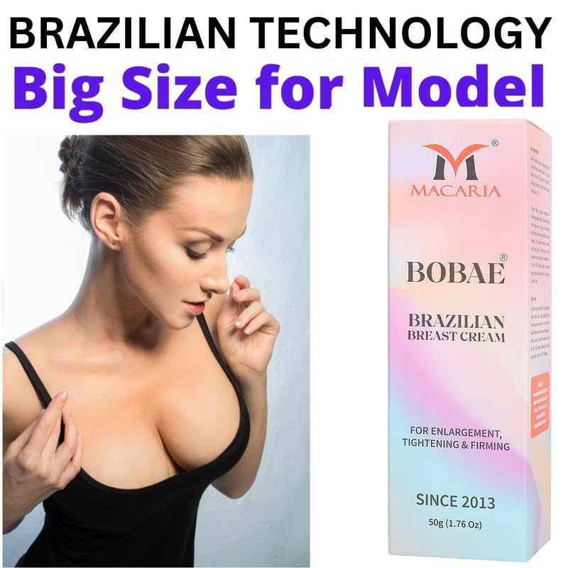 MACARIA Bobae Firming Breast Cream - Bust Tightening & Enlargement Lotion for Women | Natural Breast Lift & Growth Enhancement | Perfect for Massage, Post-Pregnancy Care & Body Contouring