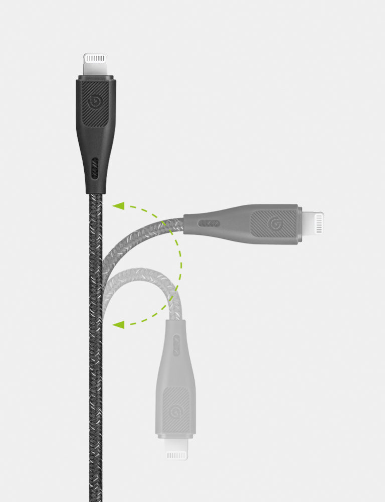 GoCharge USB C to Lightning Cable - Fast Charging Cord for iPhone & iPad - Perfect for Home, Office, and Travel Use
