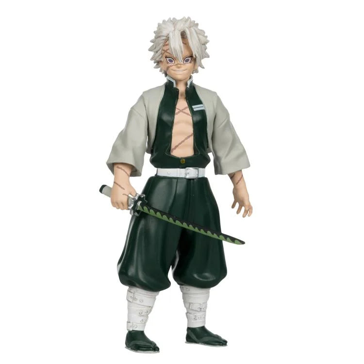Demon Slayer: Kimetsu no Yaiba Sanemi Shinazugawa Action Figure - 5-Inch Collectible Anime Toy for Fans | Perfect for Display, Gifts, and Anime Collections