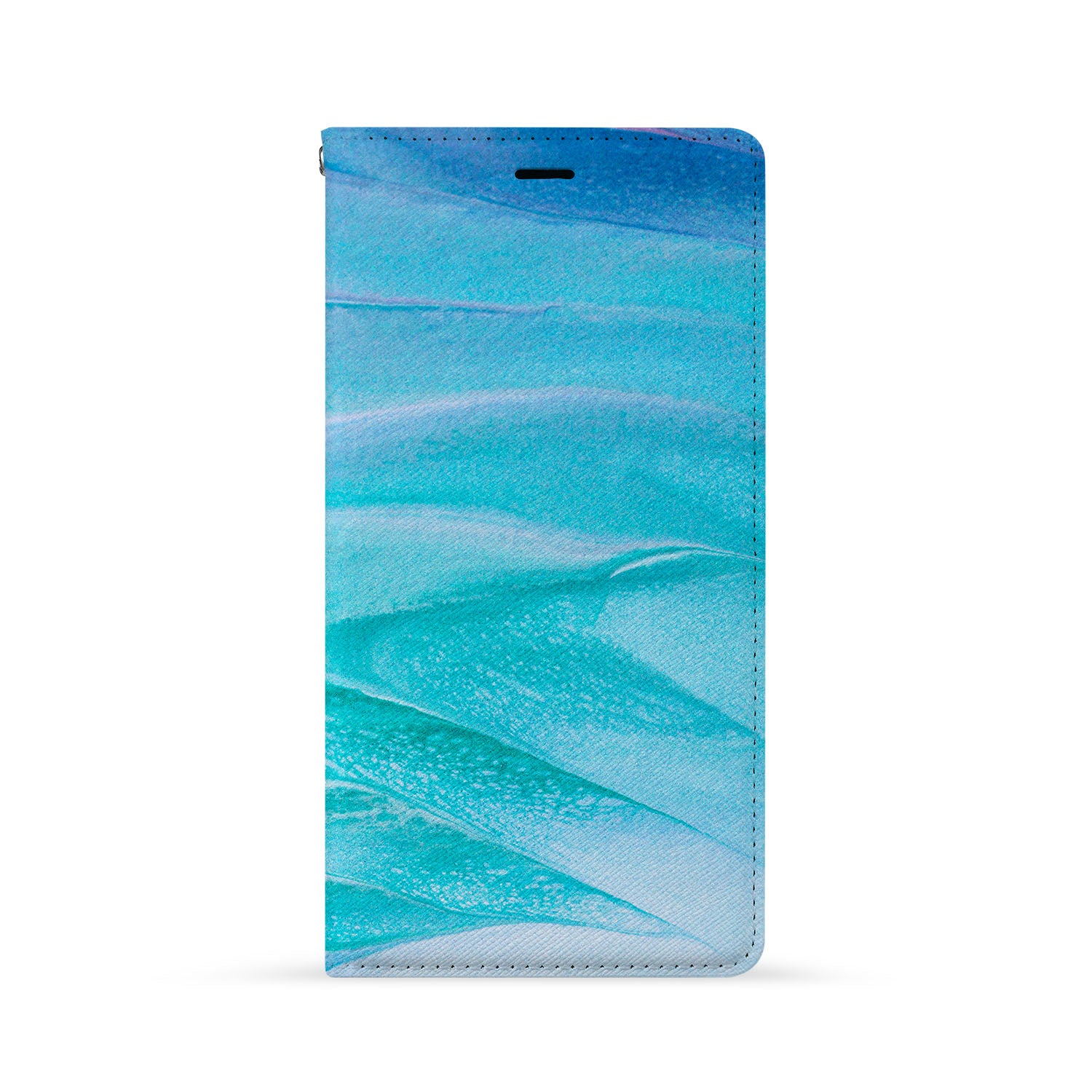 Premium iPhone Wallet Case with Abstract Art Design - Slim & Protective Cover for Everyday Use, Travel, and Business