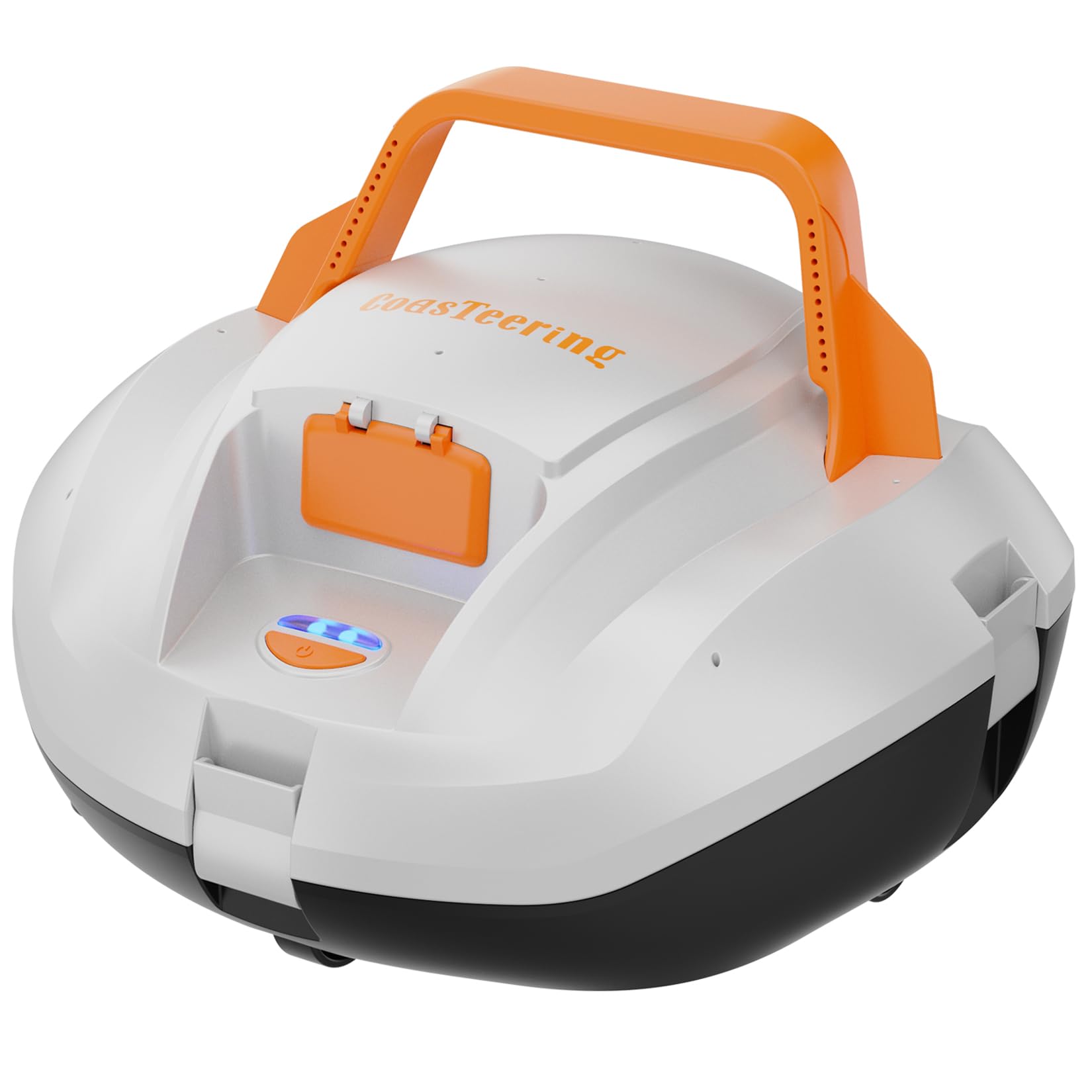 Cordless Robotic Pool Cleaner for Above Ground Pools - 100Min Runtime, Fast Charging & Powerful Suction | Self-Parking Automatic Vacuum for Pools up to 850 Sq.ft | Perfect for Weekly Maintenance & Seasonal Pool Cleaning