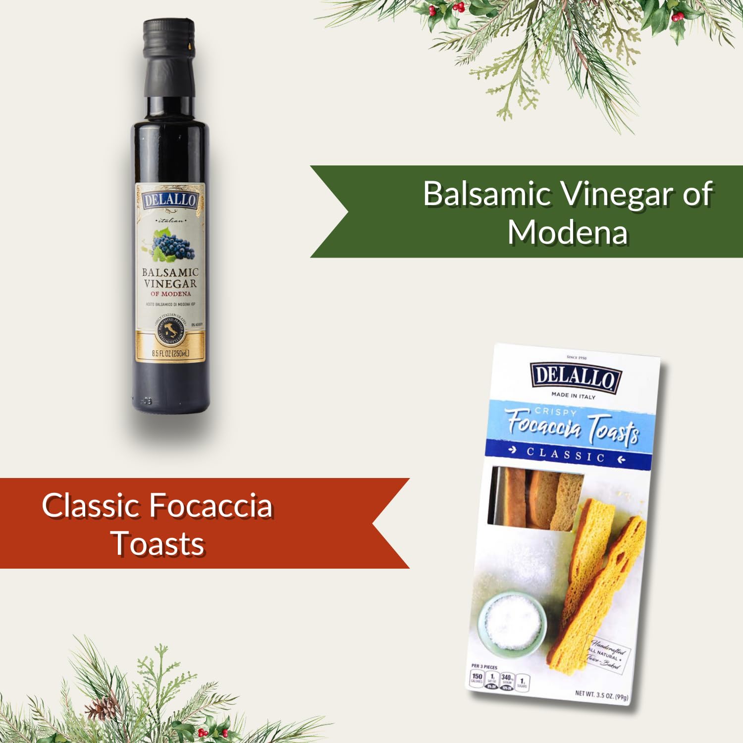 DeLallo Deluxe Italian Gourmet Gift Basket for Adults - Premium Imported Italian Food Gift Set - Perfect Holiday, Christmas & Corporate Gifting - Ideal for Dinner Parties, Hostess Gifts & Italian Food Lovers